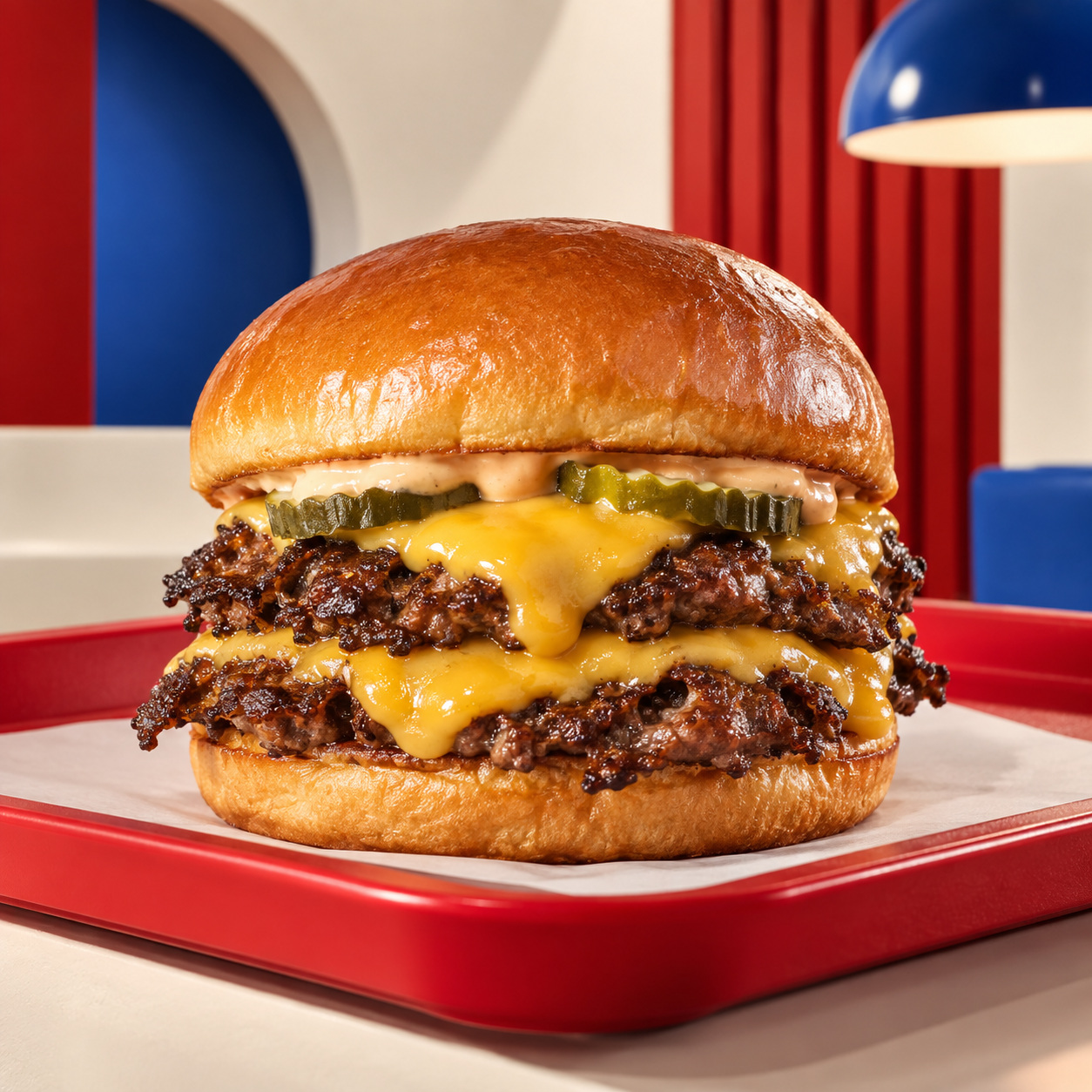 Madbuns double smash burger